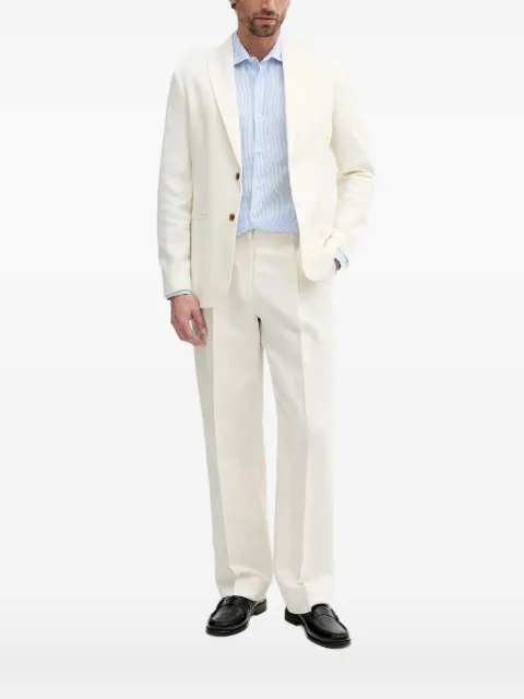 MC2 Saint Barth striped linen shirt Blue ISC0001