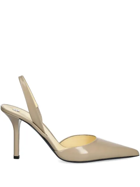 Proenza Schouler 10mm slingback pointed-toe pumps Neutrals SH251001C001WC