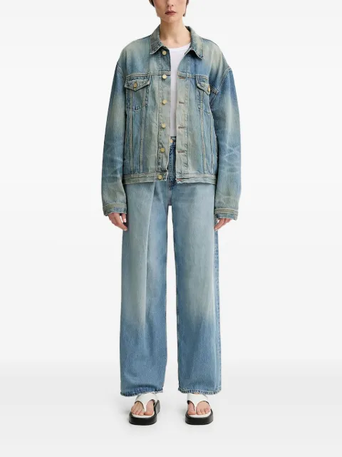 Won Hundred pleated jeans Blue 364515157