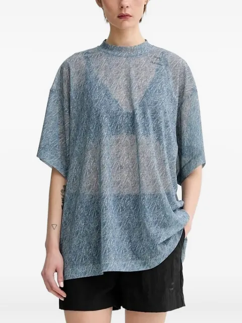 Won Hundred short-sleeve T-shirt Blue 360813034