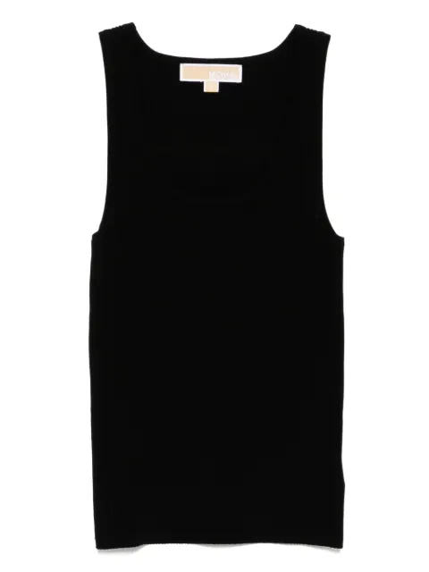 Michael Kors ribbed scoop-neck tank top Black MR5615433D