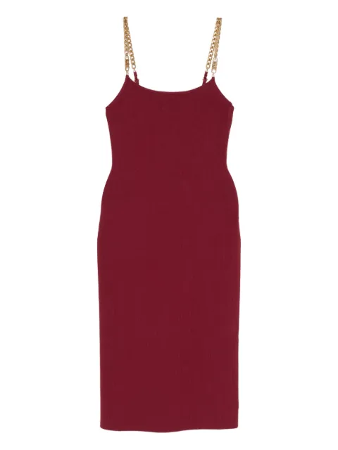 Michael Kors chain-strap dress Red MT5831M33D