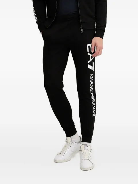 Ea7 Emporio Armani logo-print track pants Black AF135127M000571