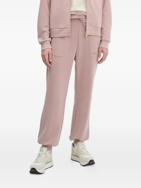 Ea7 Emporio Armani logo-plaque track pants Pink AF126437W000193