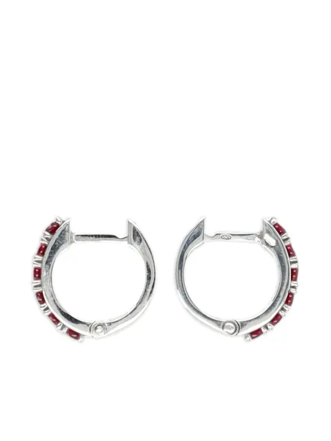 Emanuele Bicocchi embellished hoop earrings Silver CDLE1C