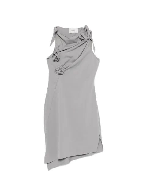 Coperni bow-detail cutout dress Grey COPR154F5021