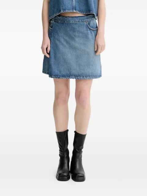 Won Hundred wrap denim skirt Blue 350515155