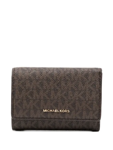 Michael Kors Medium Bryant Signature logo wallet Brown 32S5GYTP1B252
