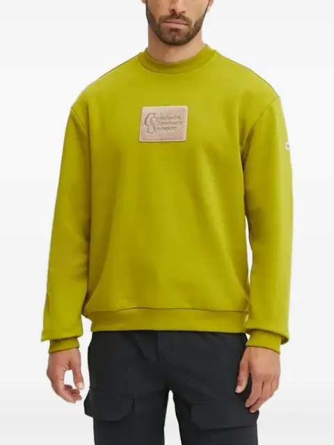 Columbia logo-patch crew-neck sweatshirt Yellow 2090811