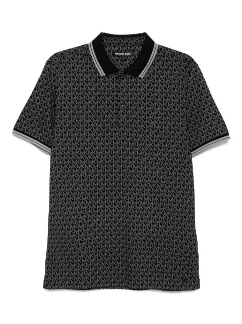 Michael Kors Cotton Polo shirt Black CS550V85KS