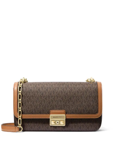 Michael Kors large Tribeca monogram-pattern shoulder bag Brown 30R5G2RL7B