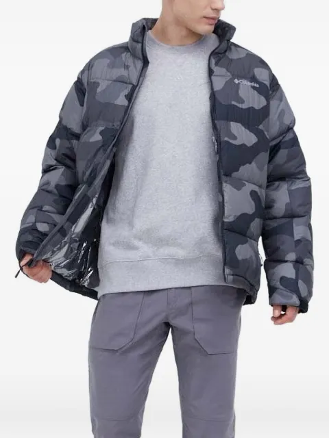 Columbia camouflage-print padded jacket Green 2050941