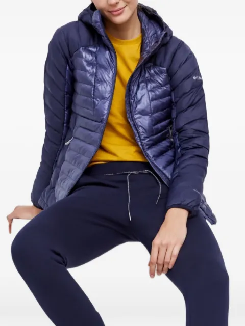 Columbia Labyrinth Loop hooded puffer jacket Blue 1955323