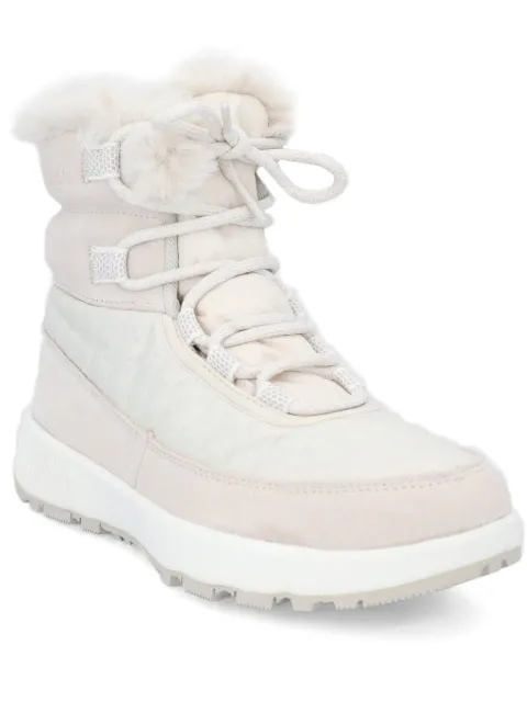 Columbia shearling-trimmed lace-up boots White 1979551