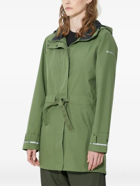 Columbia Here and There™ belted hooded trench coat Green 2034763