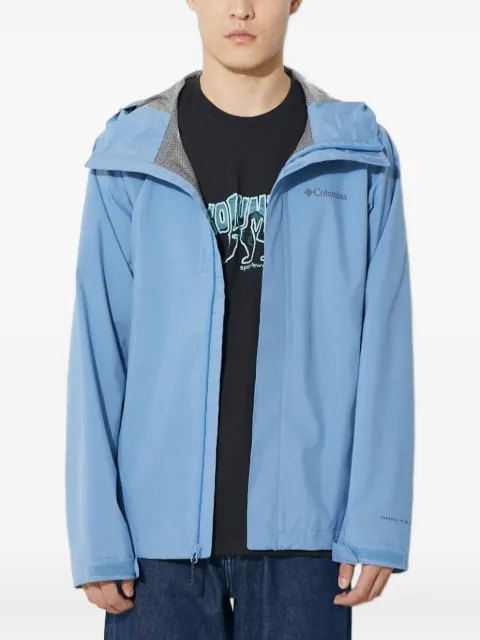 Columbia hooded zip-fastening lightweight jacket Blue 1988612