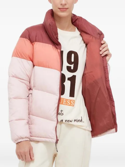 Columbia logo-print puffer jacket Pink 1955101