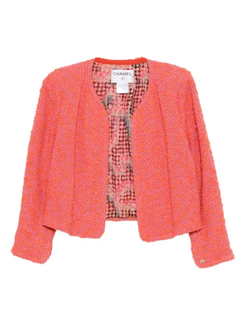 CHANEL Pre-Owned 1999 tweed jacket Pink 175737