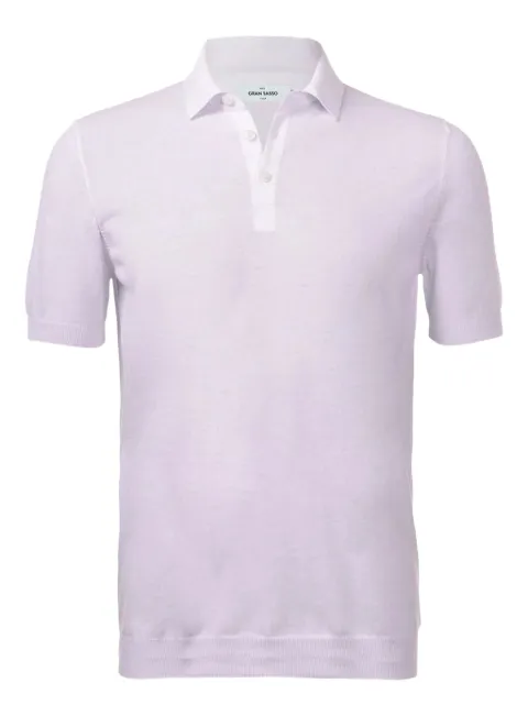 Gran Sasso short-sleeve cotton polo shirt White 5711920615