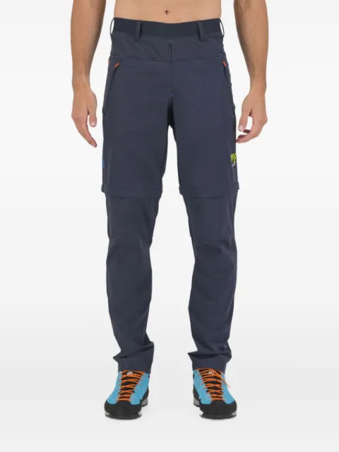 KARPOS logo-print performance track trousers Blue 2501071