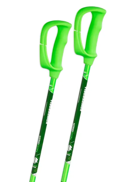 KOMPERDELL logo-print ski poles Green 2112207