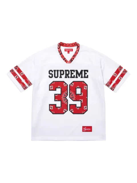 Supreme Bandana Football T-shirt White SU25495