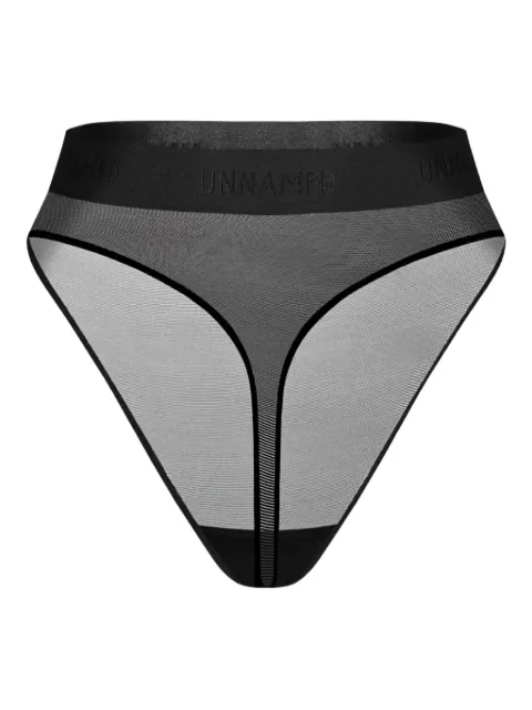 Zhilyova mesh thong Black 24230209