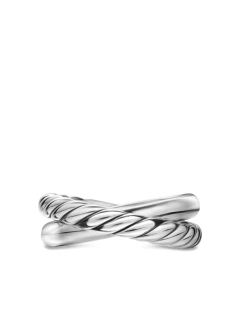 David Yurman sterling silver Crossover ring Silver R18405SS