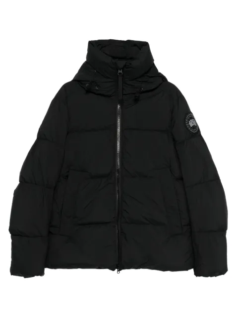 Canada Goose Crofton logo-motif puffer jacket Black 2282MB