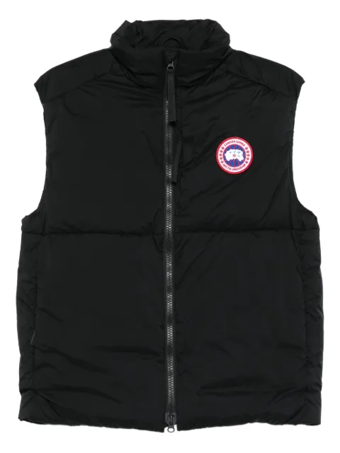 Canada Goose Lodge logo-patch quilted gilet Black 4160M