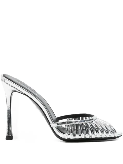 Retrofete 105mm Allistair mules Silver RFW251175400