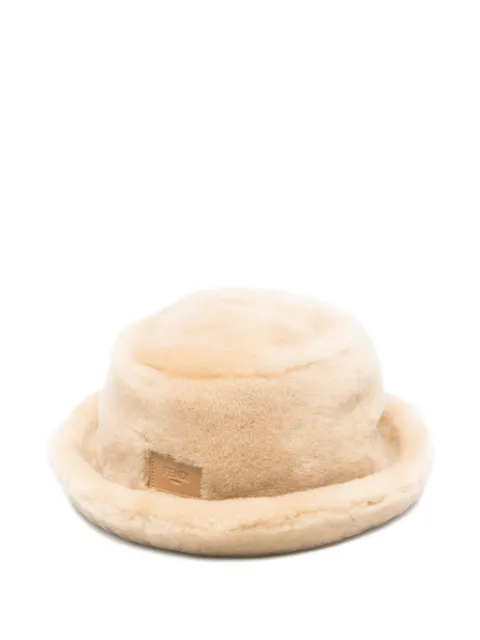 FENDI montone bucket hat Neutrals FXQ855AYL5