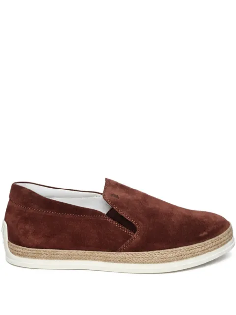 Tod's leather slip-on loafers Brown XXM0TV0K900RE0