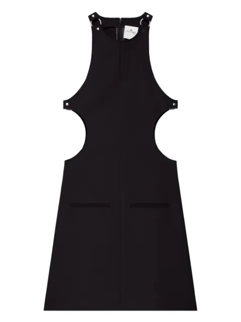 Courrèges cut-out sleeveless dress Black 325CRO687WO0113