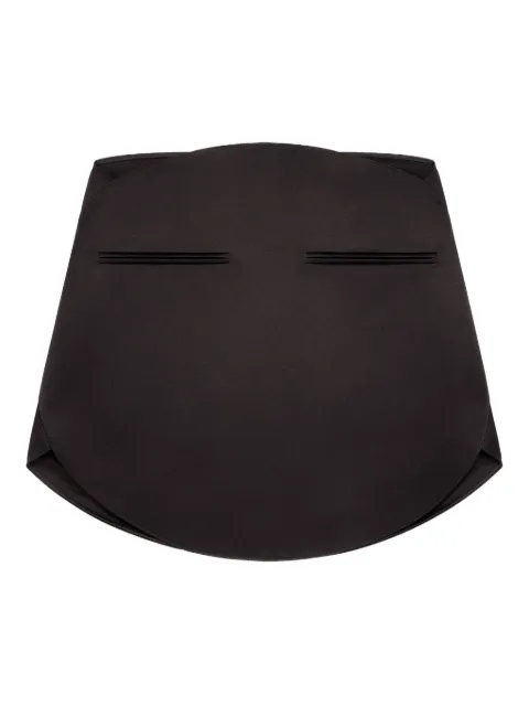 Courrèges satin mini skirt Black 325CJU283PL0162