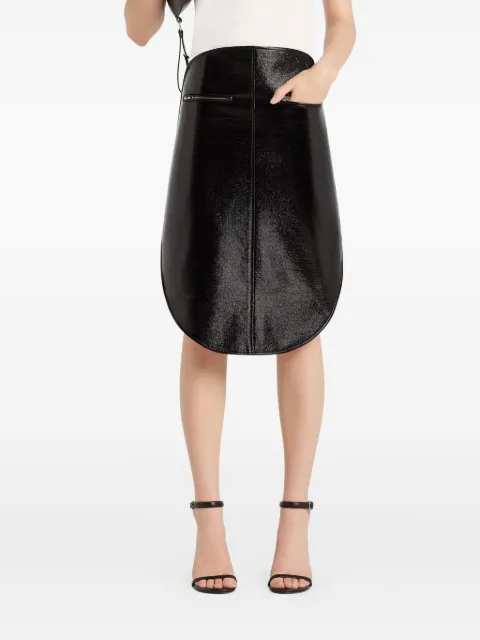 Courrèges high-waisted skirt Black 325CJU303VY0014