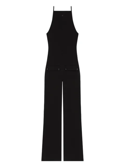 Courrèges flared jumpsuit Black 325MCB046FI0001