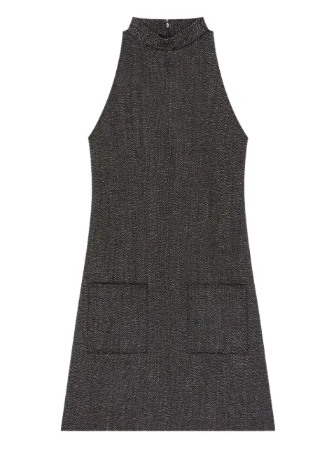 Courrèges high-neck sleeveless dress Grey 325CRO671WO0144