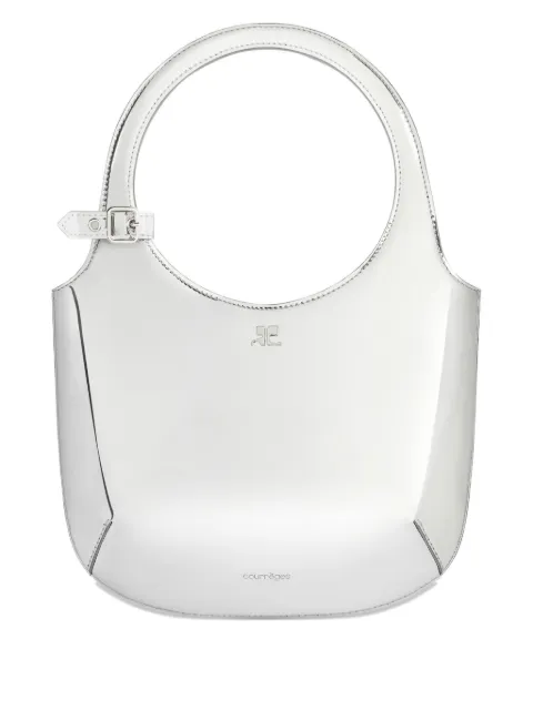 Courrèges metallic shoulder bag Grey 325GSA102PU0017