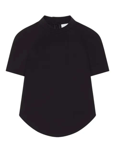 Courrèges mock-neck short-sleeve t-shirt Black 325CTO427WO0143