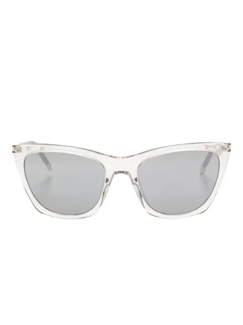 Saint Laurent Eyewear Mica Thin cat-eye sunglasses Neutrals SL214KATETHIN