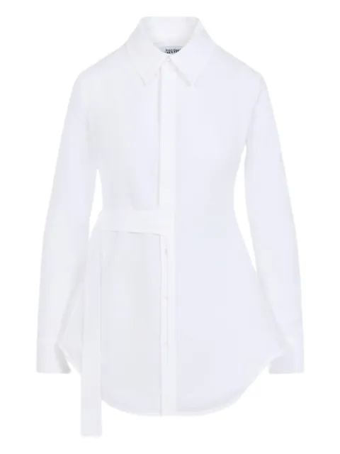 Jean Paul Gaultier belted shirt White 2503WST028C071