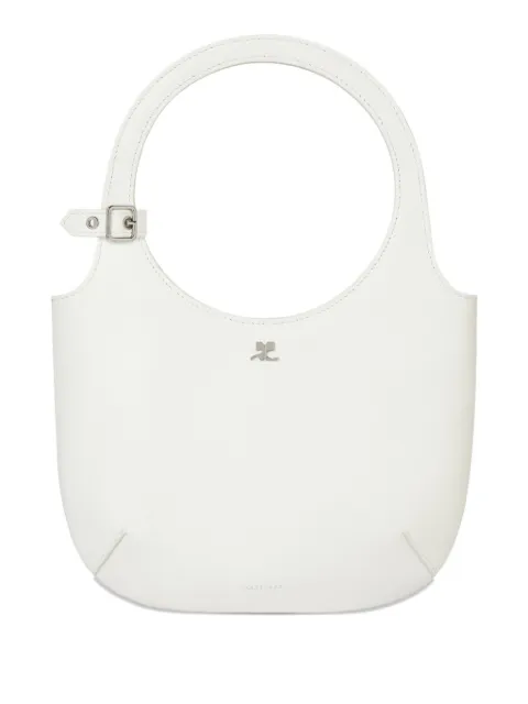 Courrèges Holy half-moon handbag Neutrals 325GSA102CR0065