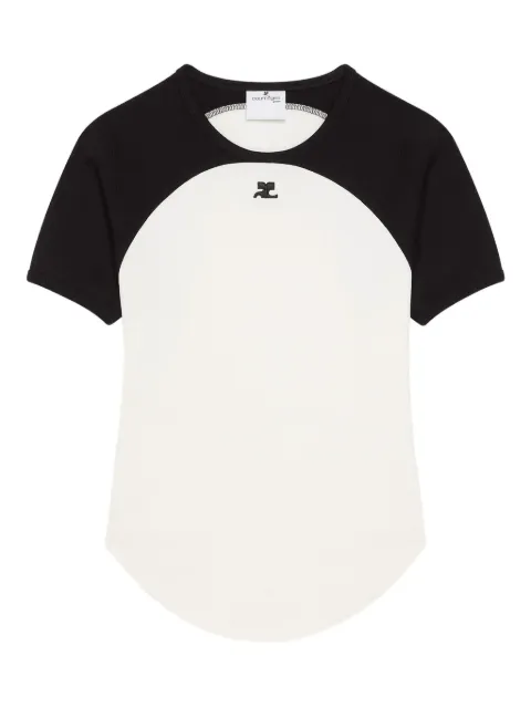 Courrèges cotton T-shirt Neutrals 325JTS214JS0203