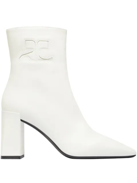 Courrèges block-heel ankle boots 325SAB045AG0041