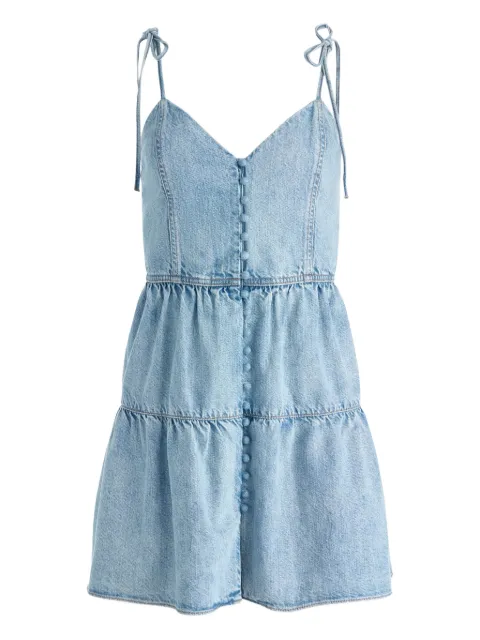 alice + olivia Shanti denim mini dress Blue CD506117573