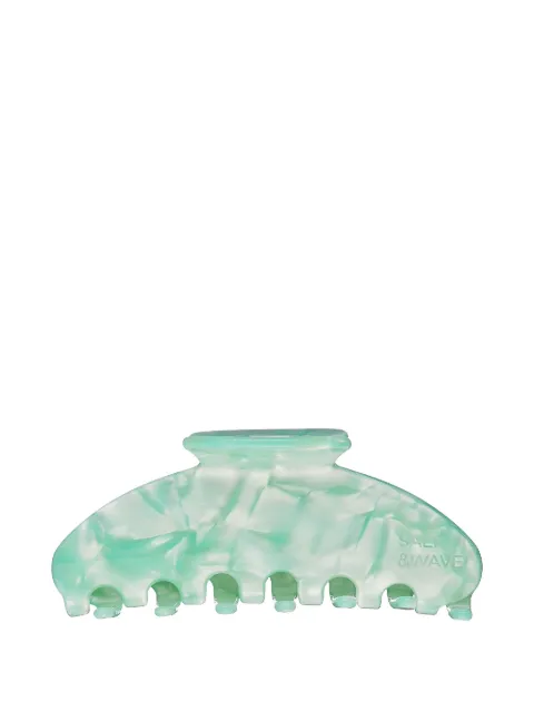 SALT & WAVE Aquamarine Moon marbled claw clip Blue SW1500
