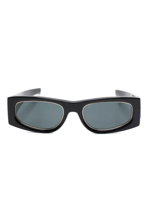 Saint Laurent Eyewear logo-detail sunglasses Black SLM140RIM