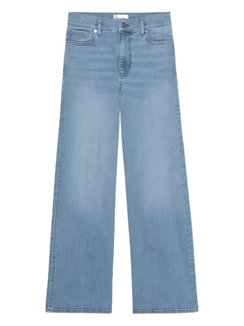 FRAME Le Slim faded wide-leg jeans Blue LSP814HNYM