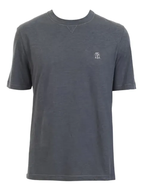 Brunello Cucinelli logo crewneck T-shirt Grey M0B131328GCK096